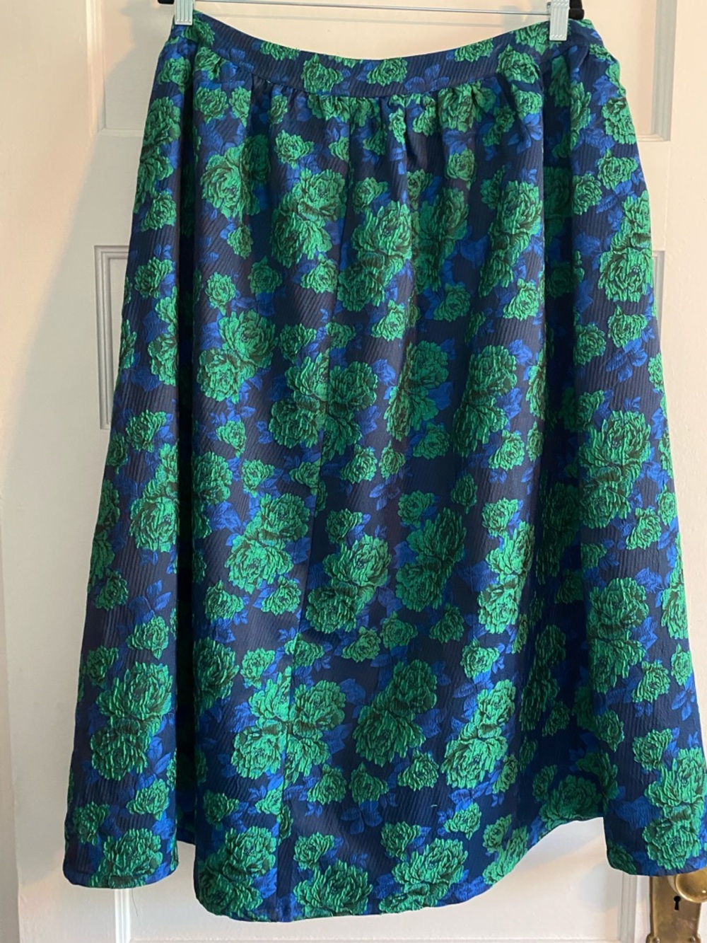 Anthropologie Sunday in Brooklyn Floral Jacquard Midi Skirt NWOT - Picture 3 of 5